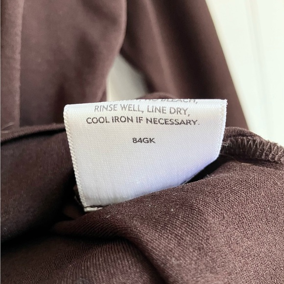 VINTAGE EILEEN FISHER 100% Silk Long Sleeve Turtleneck - Picture 7 of 7